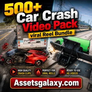 500+ Car Crash Video Pack | Viral Instagram & YouTube Shorts Bundle