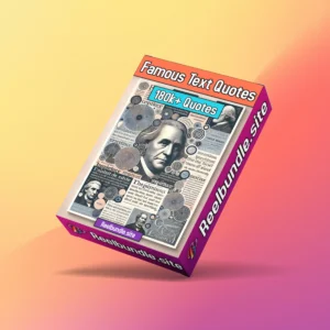 Famous Text Quotes Pack ( 180K+ Quotes)