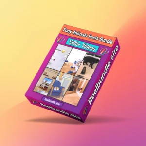 Funny Animals Reels Bundle ( 1300+ Videos)