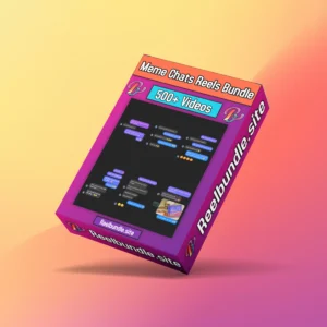 Meme Chats Reels Bundle ( 500+ Videos)