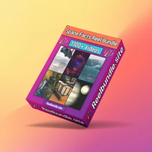 Space Facts Reels Bundle ( 1100+ Videos)